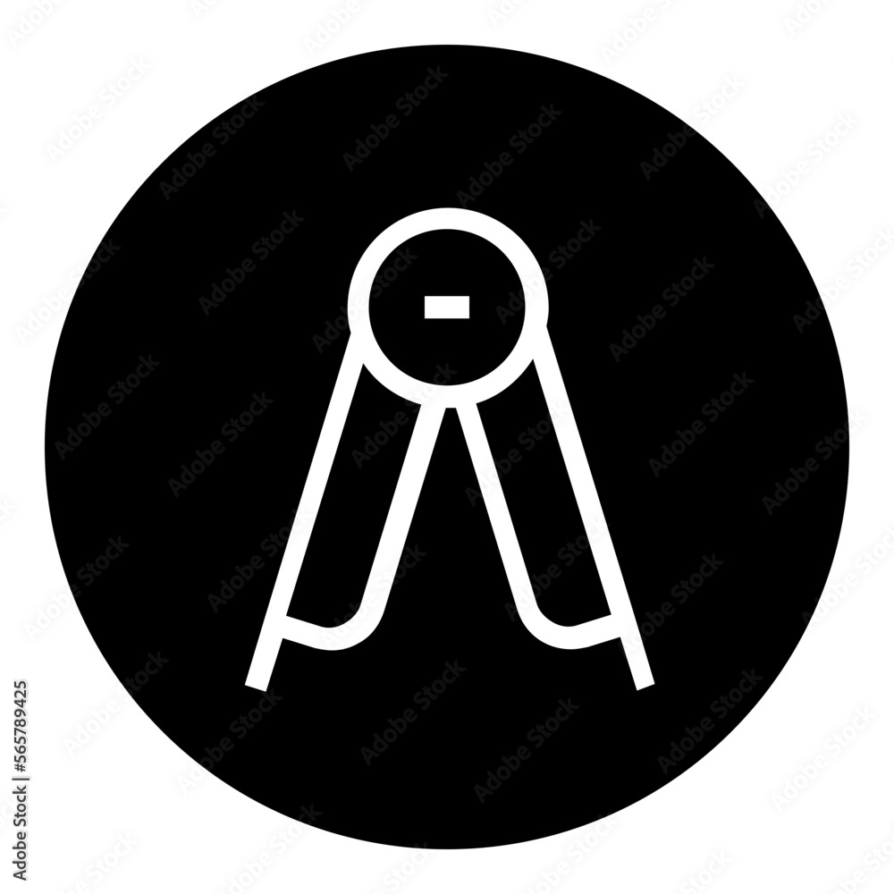 Divider Circular glyph icon Divider Circular glyph icon