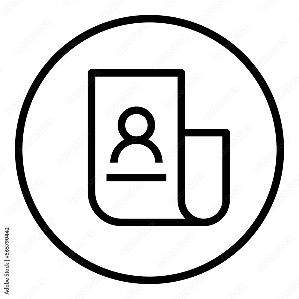 Article Circular line icon Article Circular line icon