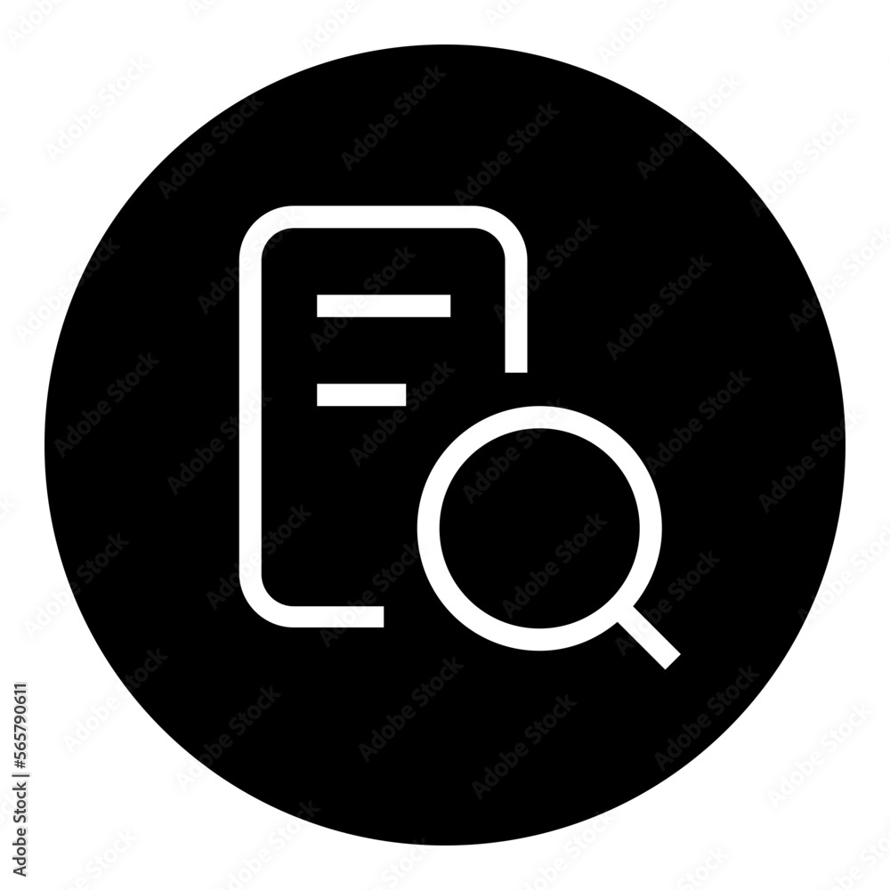 Keyword Search Circular glyph icon Keyword Search Circular glyph icon