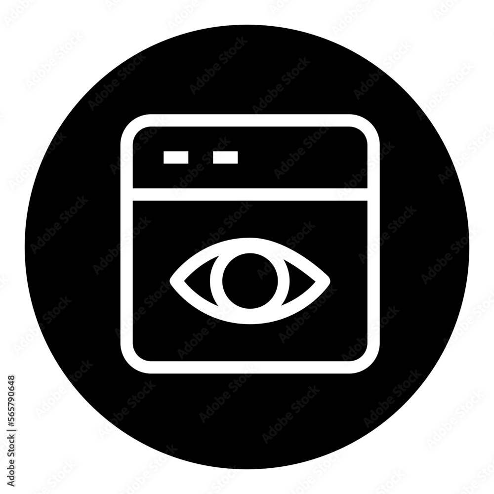 View Browser Circular glyph icon View Browser Circular glyph icon