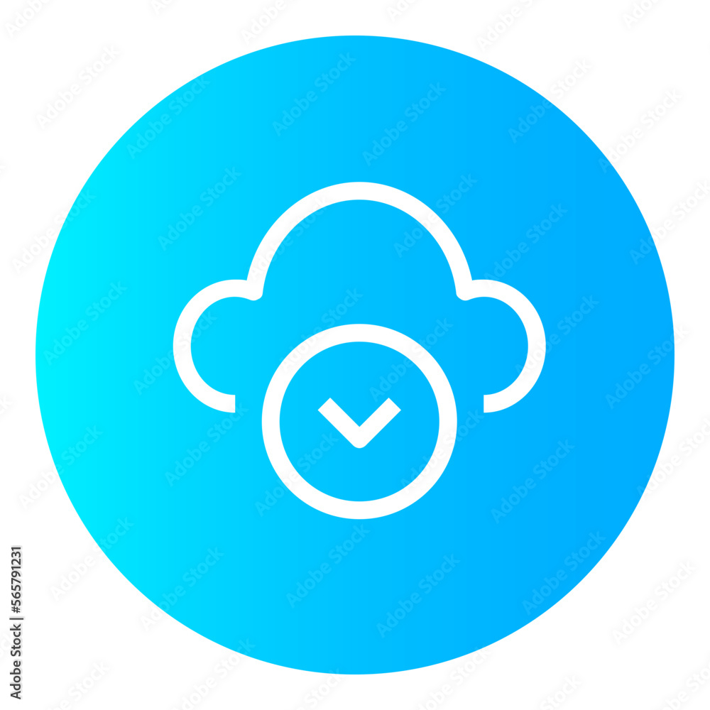 Download Circular gradient icon Download Circular gradient icon