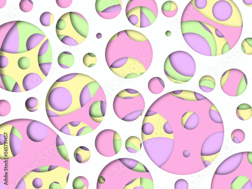 seamless pattern with pink flowers