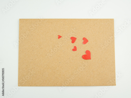 craft envelopes for sending letters to loved one ,st valentine's day message