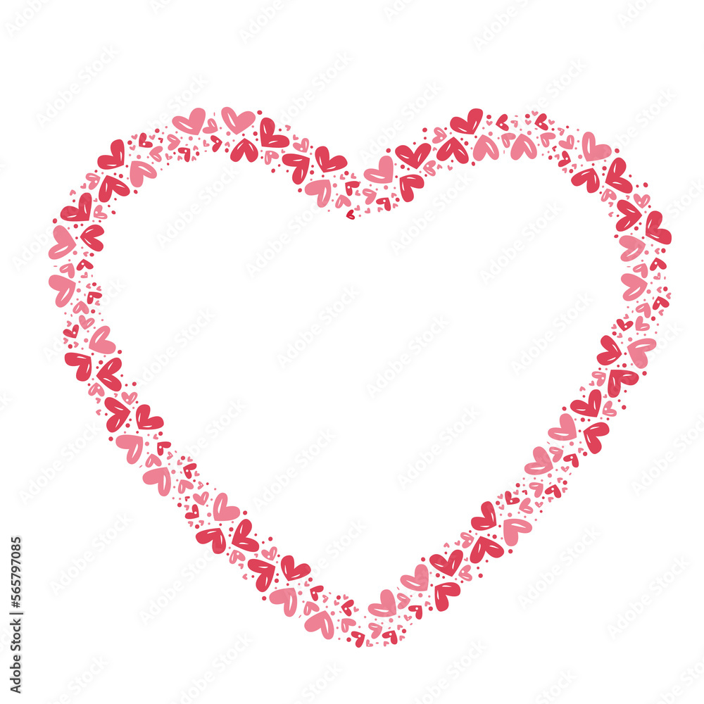 hearts framer for Valentine's day
