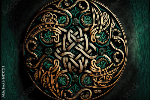 Celtic knot design — Generative AI