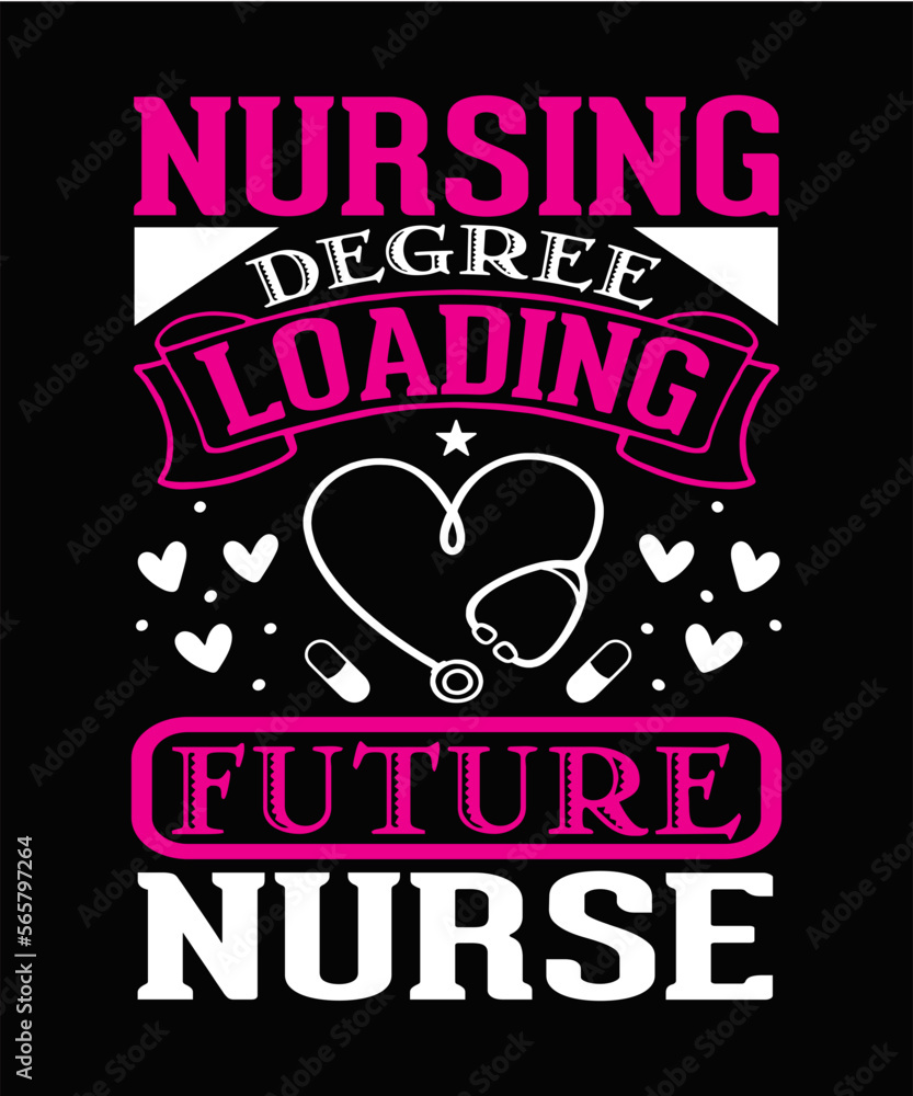 Nursing degree loading future nurse TShirt Nurse SVG Bundle, Nurse