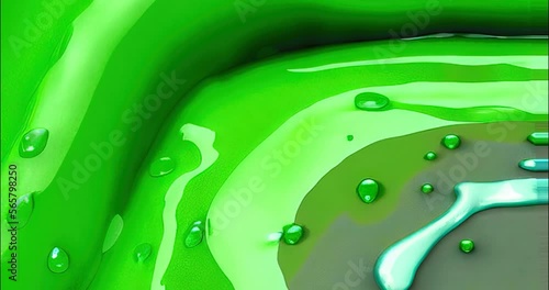 green slimy abstract background nasty messy ooze toxic sludge animation shiny bright colors
