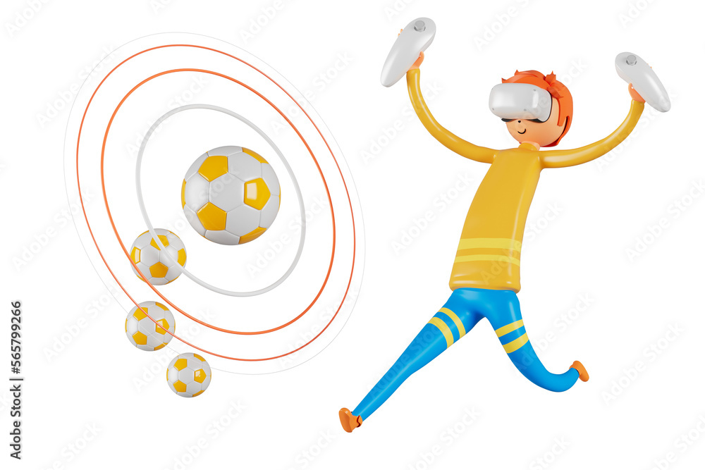 3d boy cartoon character in action. 3d illustrator. sport activity. exercise fitness pose. workout training lifestyle. man player. technology VR connection. gym outdoor. cyberspace object concept 3d boy cartoon character in action. 3d illustrator. sport activity. exercise fitness pose. workout training lifestyle. man player. technology VR connection. gym outdoor. cyberspace object concept