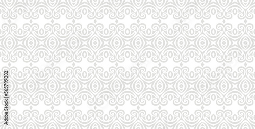 elegant white seamless geometric pattern © Zein Republic Studio