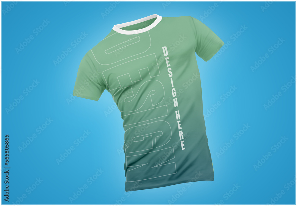 T Shirt Mockup Stock Template Adobe Stock