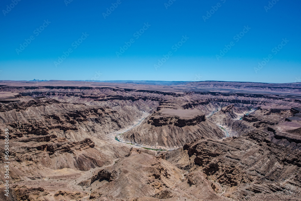 Fish river canyon in southern Namibia