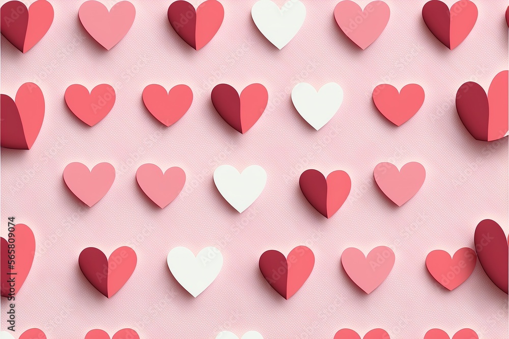Seamless valentine heart pattern