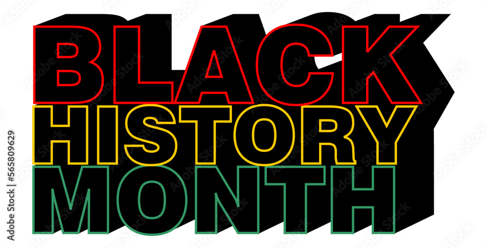 An abstract illustration for Black History Month