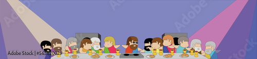 예수의 최후의 만찬 클럽 버전
the last supper by jesus club version
