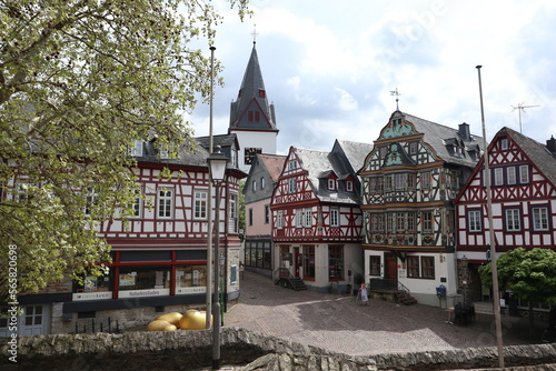 Old town of Idstein in Germany