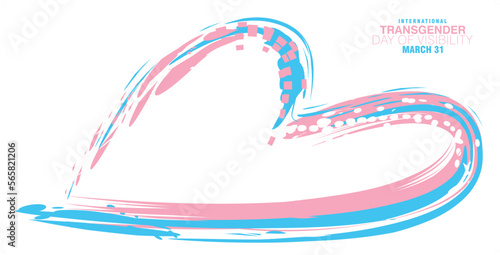 An abstract illustration for International Transgender Day of Visibility