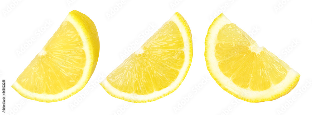 ripe lemon slices isolated, Fresh and Juicy Lemon, transparent png, png format, collection, cut out
