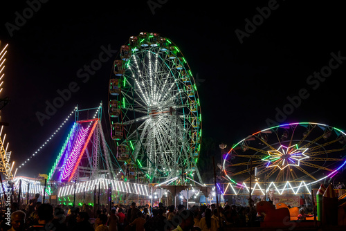 Various rides during Fairs in India