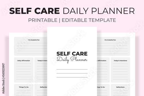 Self Care Daily Planner