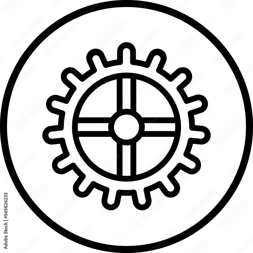 Cogwheel Icon Style Cogwheel Icon Style