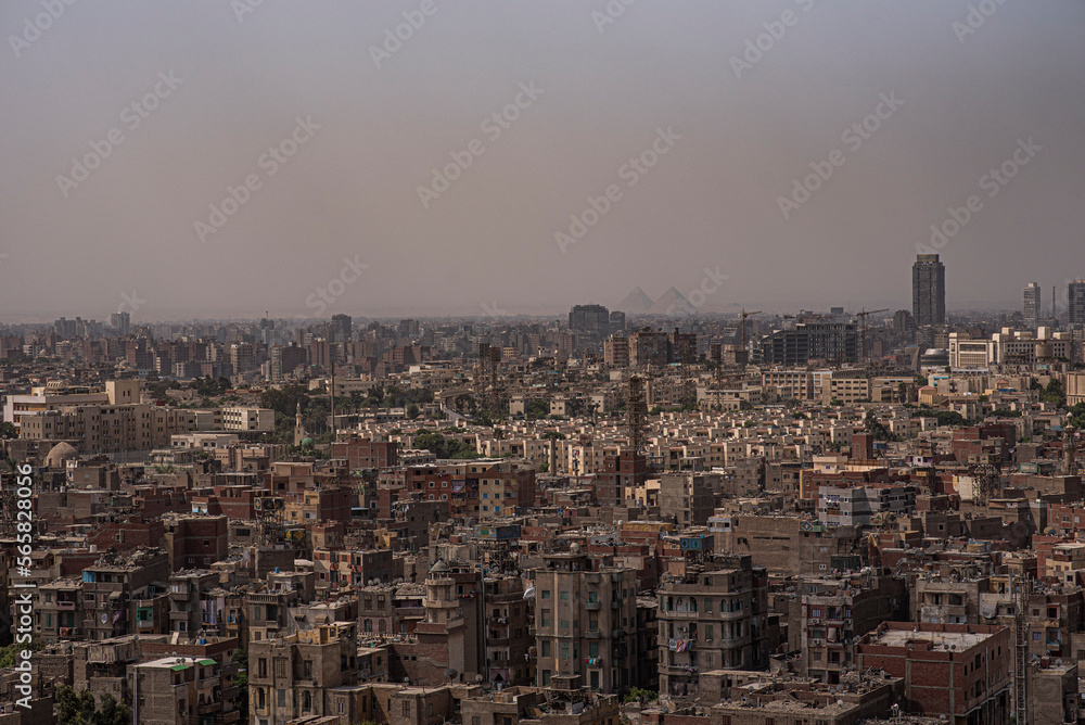 Cairo city overview fro Citadel of Salah EdDin
