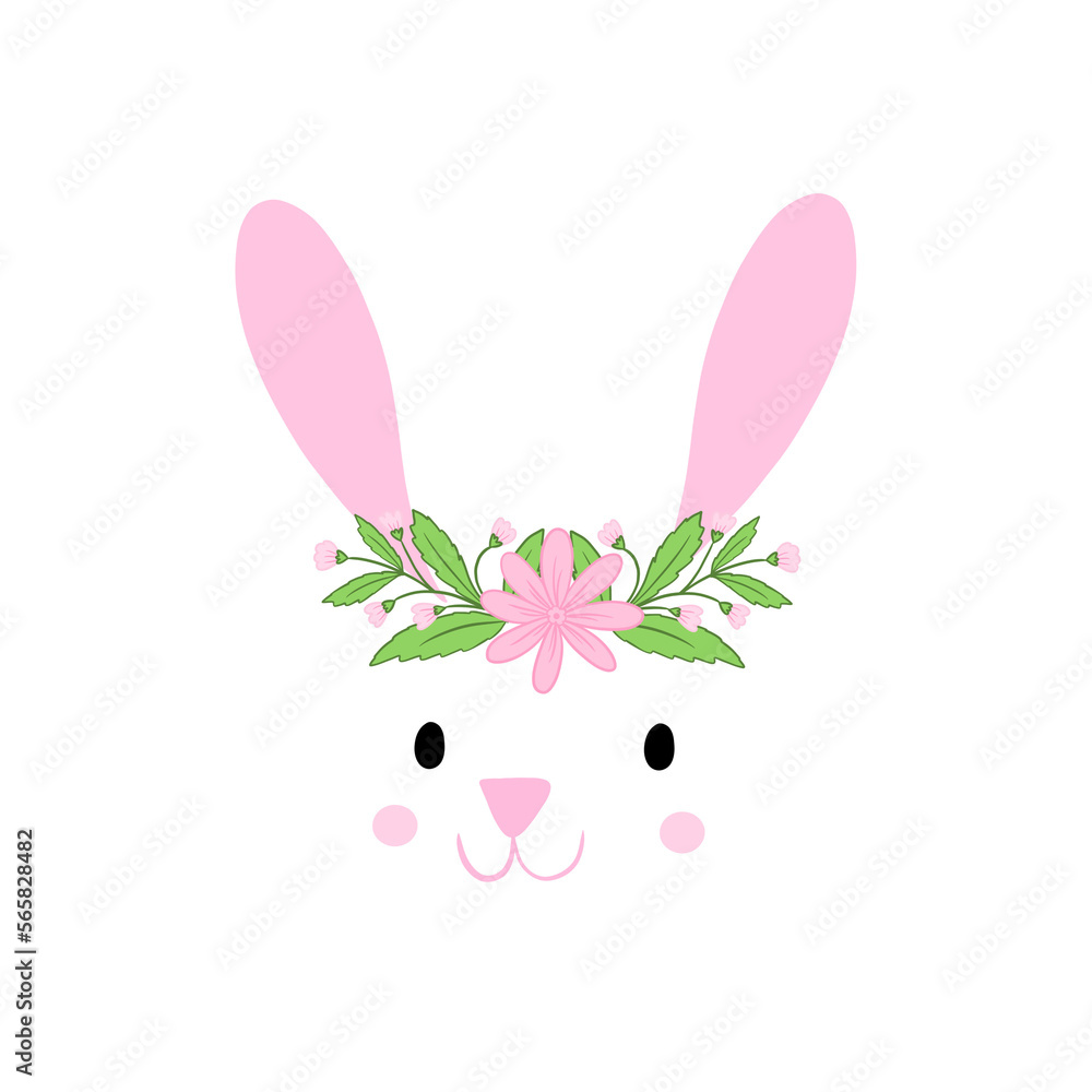 Rabbit With Flower