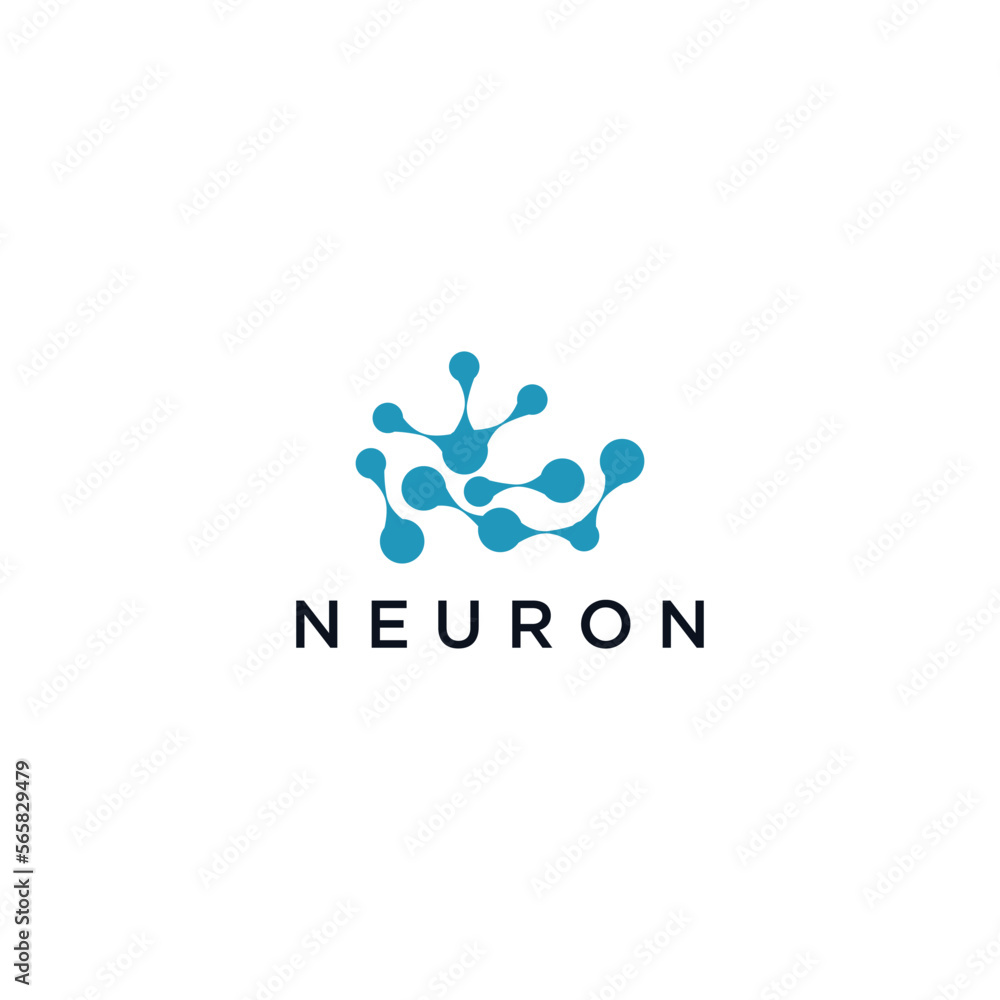 Neuron logo design icon template Neuron logo design icon template