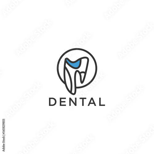 Dental logo icon design template