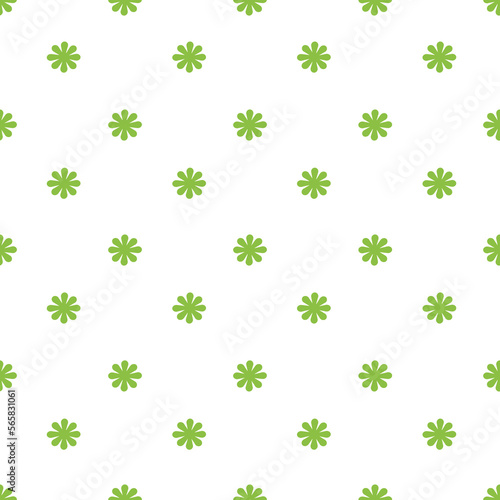 Spring Daisy flowers and dots