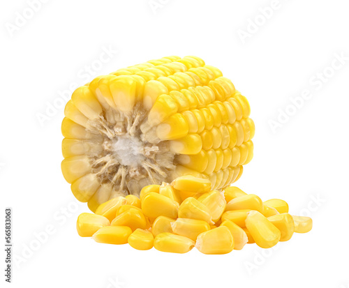 Fotografija Sweet corn isolated on transparent png