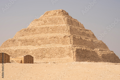 Pyramid of Saqqara in Egypt, Cairo