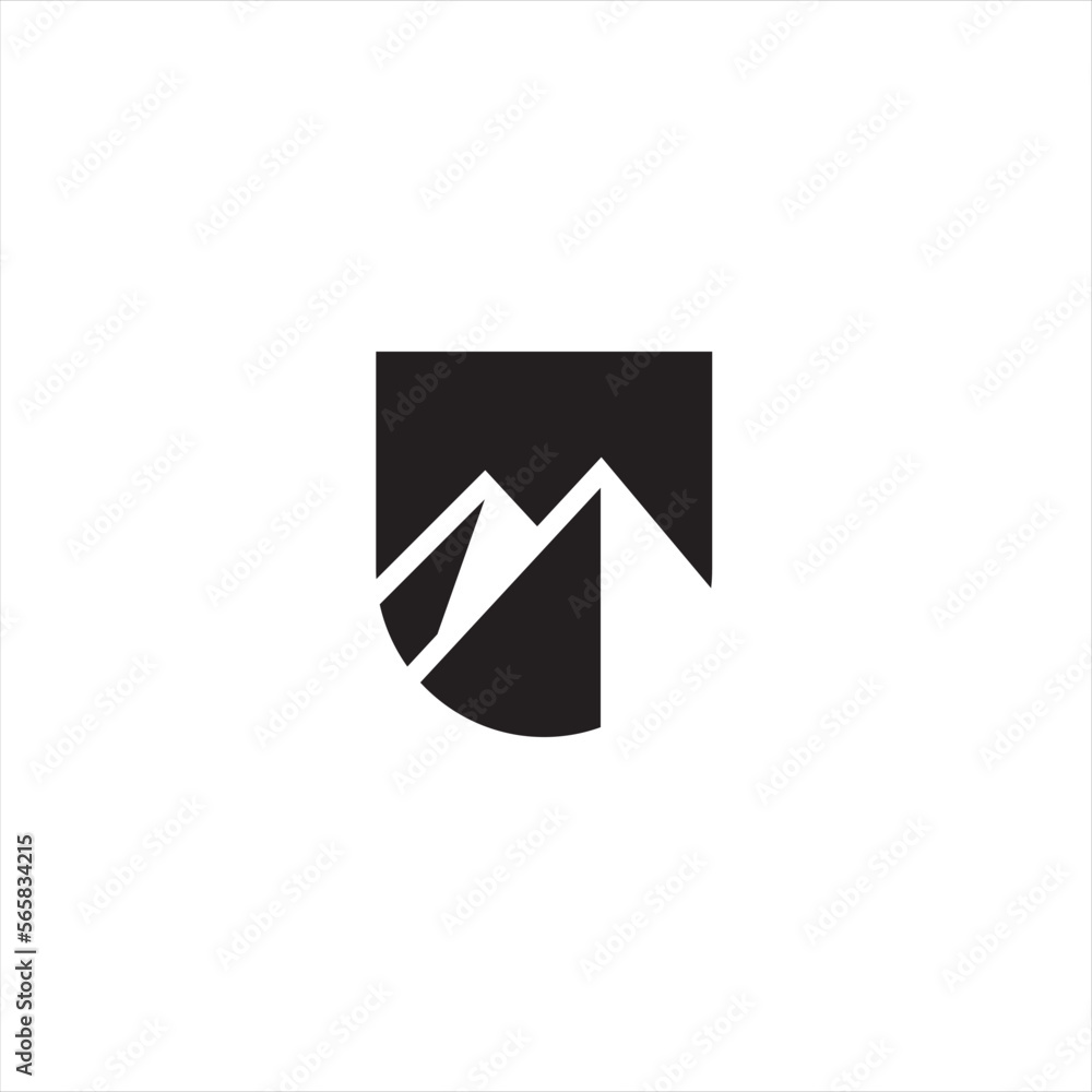 Mountain line elements in a simple and modern style , can be used in various media easily. Mountain line elements in a simple and modern style , can be used in various media easily.