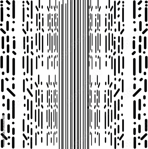 seamless pattern with imitation of qr code