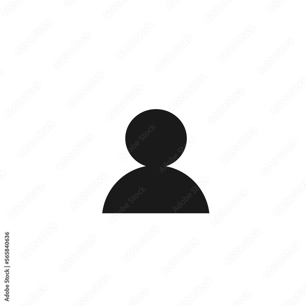 Vector illustration, human icon. Isolated on a white background. Vector illustration, human icon. Isolated on a white background.