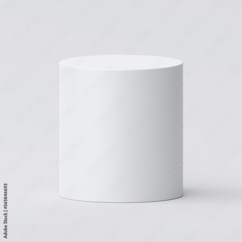 White cylinder podium isolated on 3d background with empty pedestal stage minimal concept or blank product display platform stand geometric object and simple show modern mockup presentation scene. White cylinder podium isolated on 3d background with empty pedestal stage minimal concept or blank product display platform stand geometric object and simple show modern mockup presentation scene.