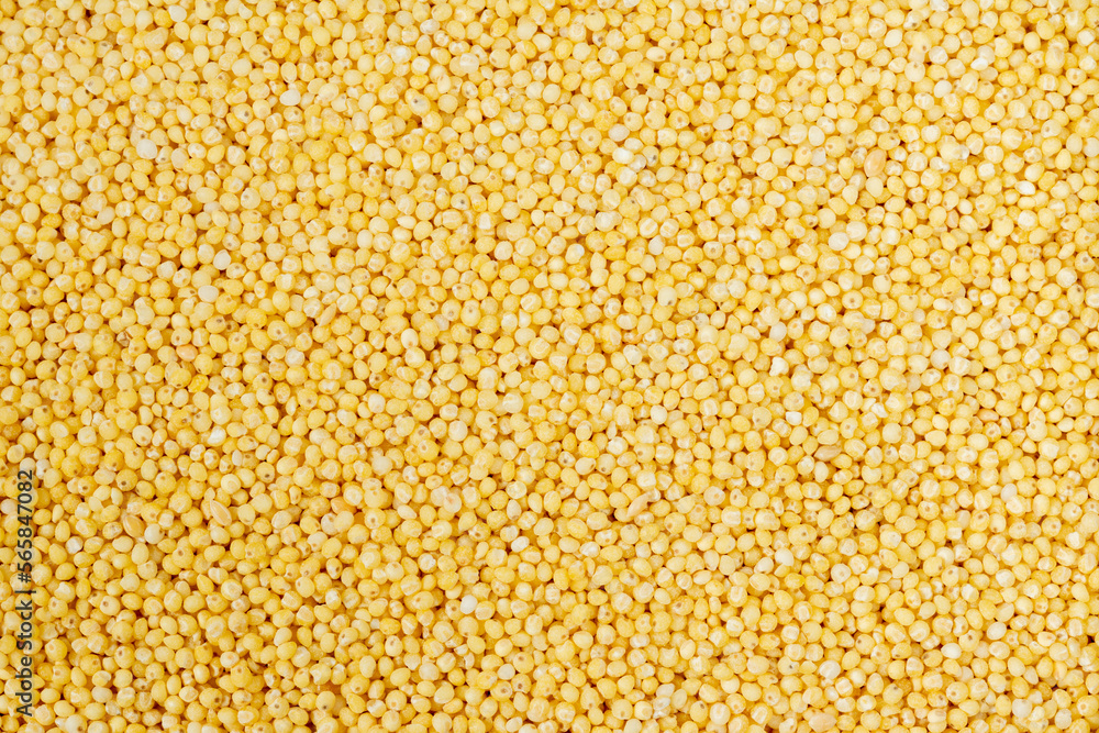 Millet. The texture of millet. Millet. The texture of millet.