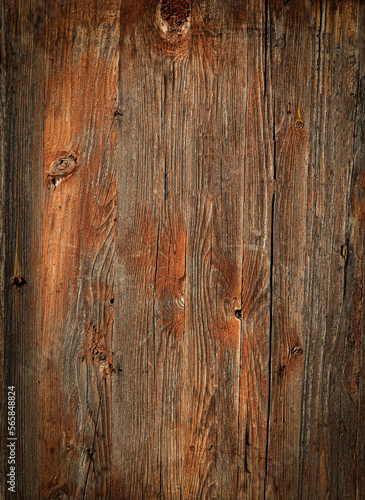 Brown old wood texture. Abstract background, empty template