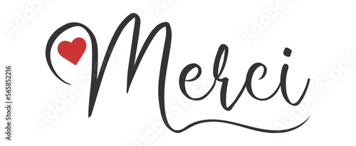 Wallpaper Mural Merci sign icon. Customer service symbol. vector thank you handwritten inscription. hand drawn lettering. Thank you calligraphy. Thank you card. Torontodigital.ca