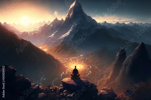 Meditation on the Mountain Top: A Journey to Inner Peace