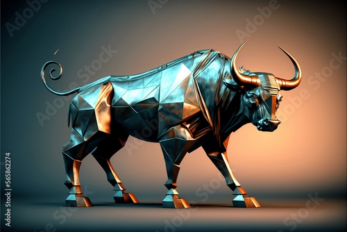 Bull Sculpture Wallpaper