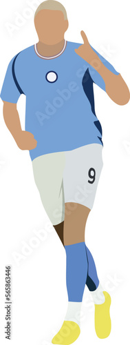 Manchester City football team match shirt-