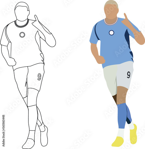 Manchester City football team match shirt-
