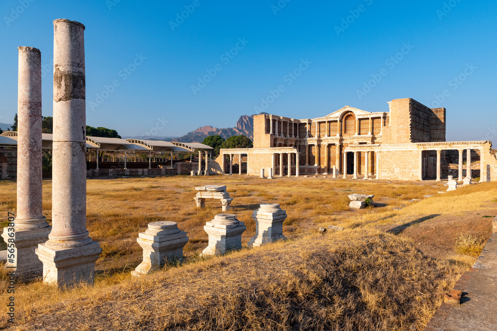 Sardis Rome Foto de Sardis was the capital of the flourishing Lydian kingdom of the ...