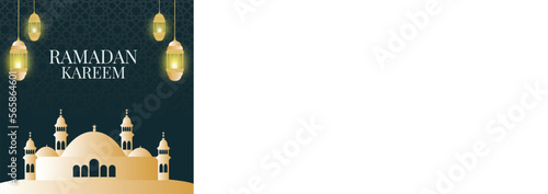 Islamic Ramadan Kareem Background Illustration
