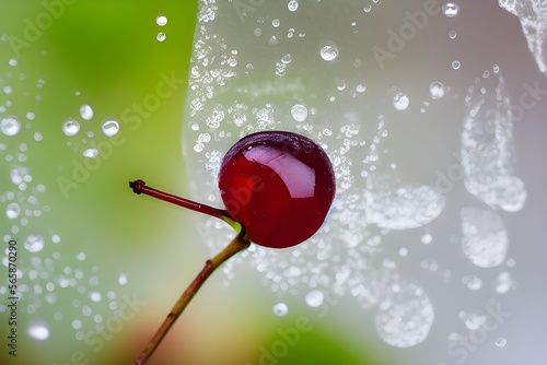 Chill Out with Cherries in Ice: A Refreshing Summer Treat