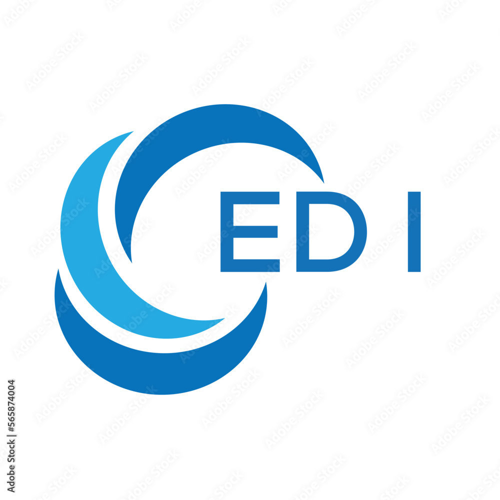 EDI Letter logo design template vector EDI Business abstract EDI Letter logo design template vector EDI Business abstract
