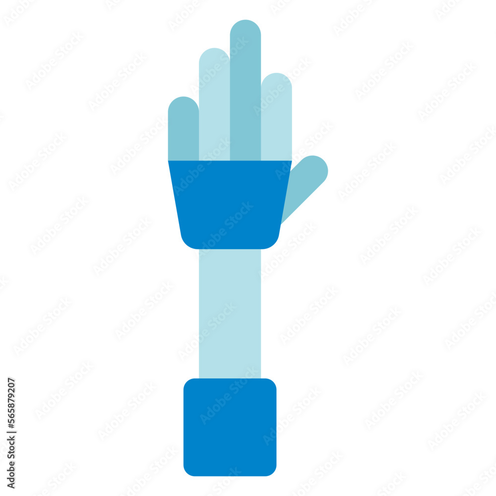 artificial prosthetic hand illustration artificial prosthetic hand illustration