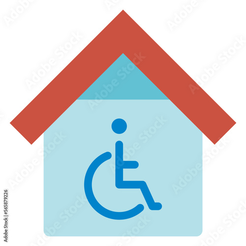 accessible house illustration