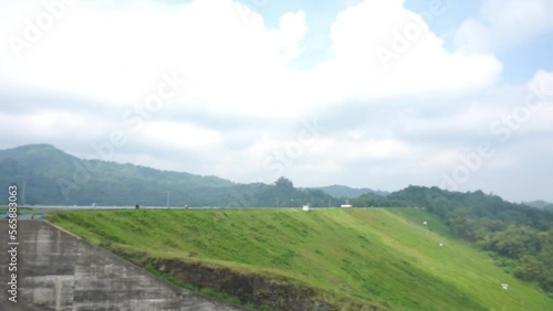 Stock footage of the cool dam at wadaslintang photo