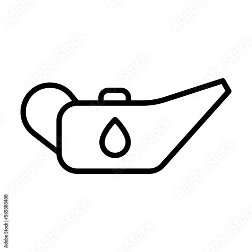 Engine Oil outline vector icon isolated on white background. Engine Oil line icon for web, mobile and ui design